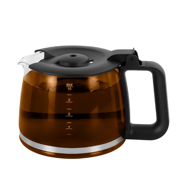 Компактна кафемашина Lexical LEM-0643 в черно със сребристи акценти