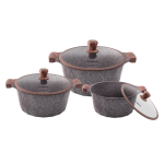 Гранитен комплект касероли Lexical PEARL SERIES