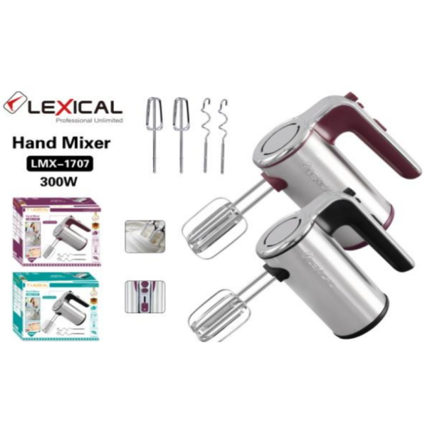 Миксер Lexical LMX-1707 в червено и черно