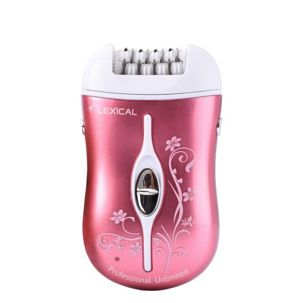 Безжичен епилатор Lexical LEP-5501 в розово и бяло с приставки