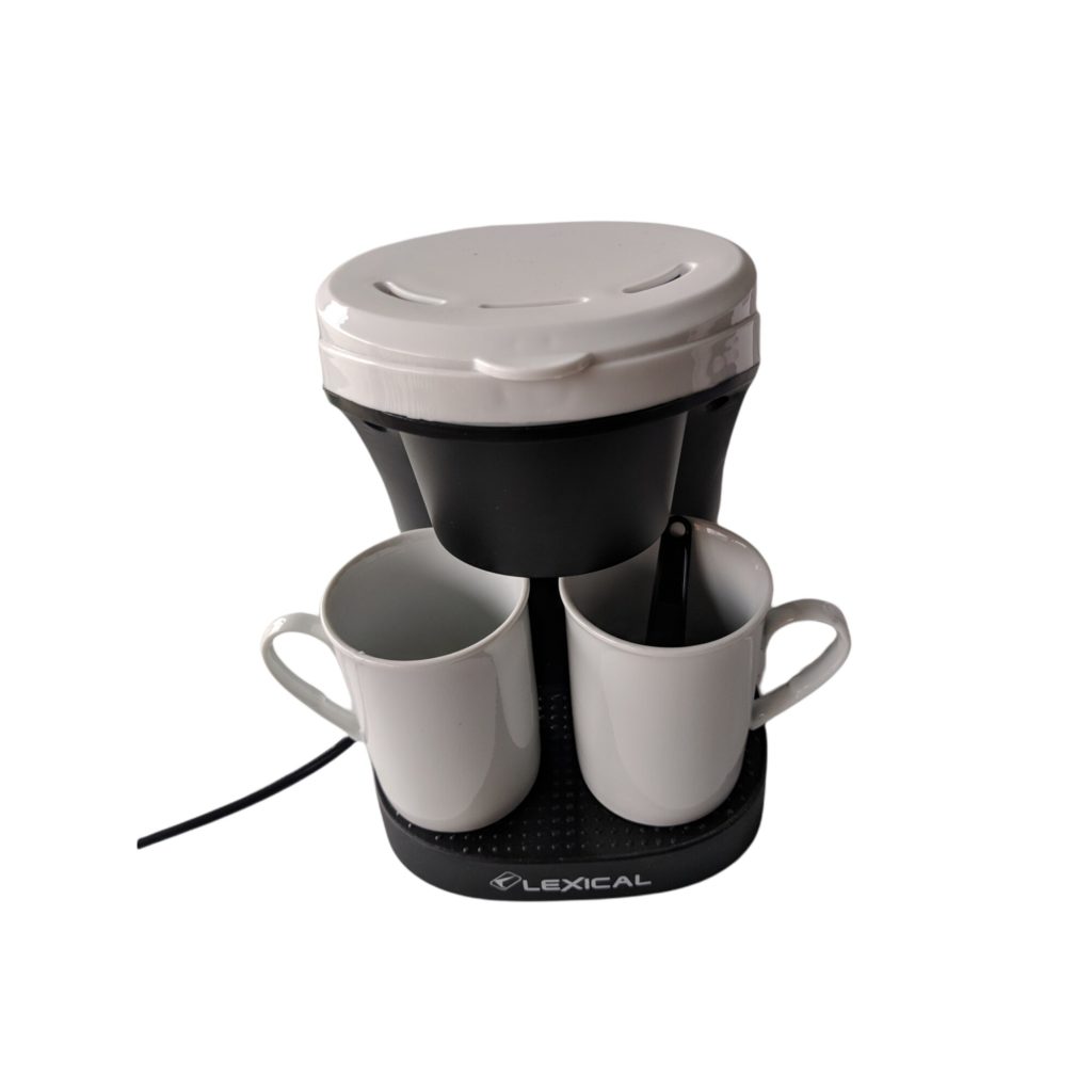 Капковата кафемашина Lexical LEM-0620 на бял фон