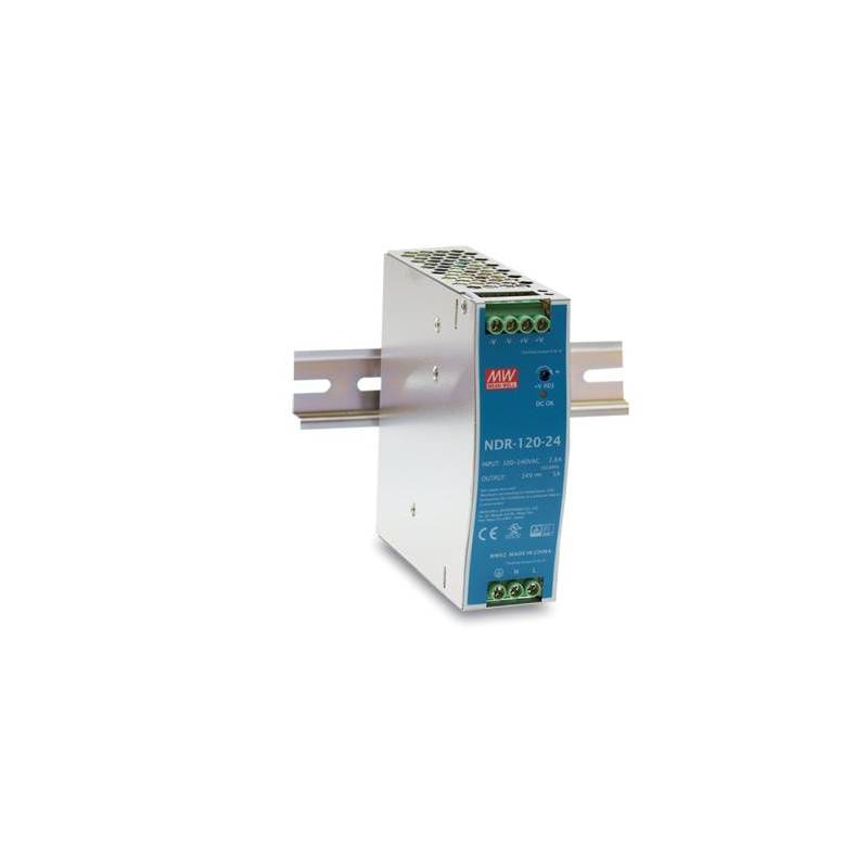 Импулсно захранване Mean Well NDR-120-12 на DIN шина