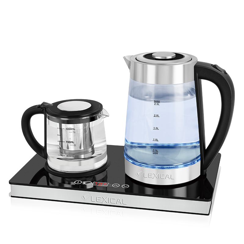 Цифрова чайна машина LTM-0865 с прозрачен индикатор за нивото на водата и защита при работа без вода.